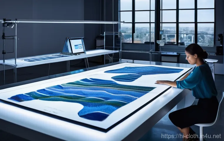 의류기술 직업의 장단점 - **Prompt: The Synergy of Fashion and Engineering in a Futuristic Design Studio**
    "Visualize a br...