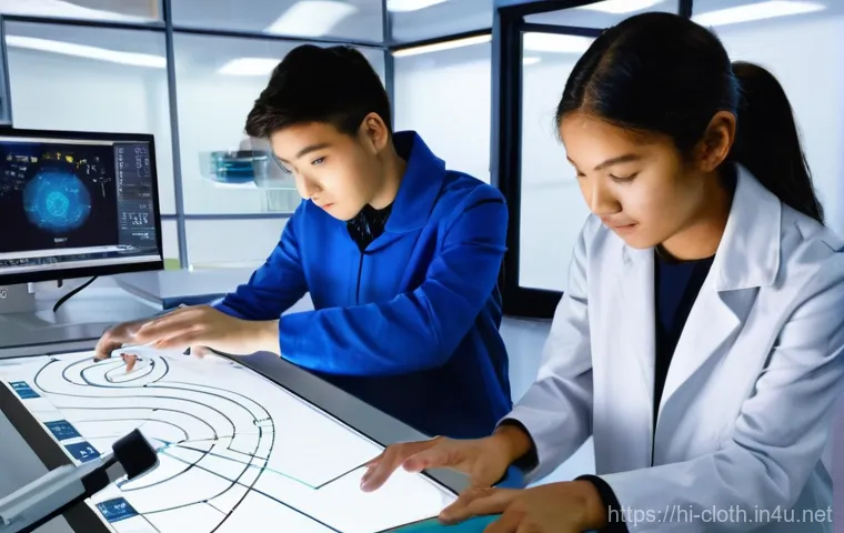 의류기술 직업의 장단점 - **Prompt: Smart Textiles for a Sustainable Future and Enhanced Living**
    "Create an image depicti...